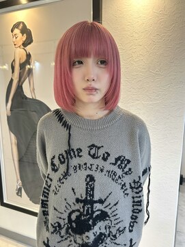 ヴィア 京都烏丸(Via) ブリーチ/ハイトーン/髪質改善/ピンクカラー/ペールピンク