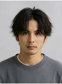 Hale刈り上げセンターパートフェザーパーマニュアンスパーマ原宿