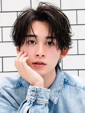 レガシー(REGASEA) メンズ韓国ヘア コンマバング カルマパーマ カルマパーマウルフ