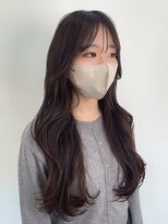 イーストハムアネーロ(EAST HAM anello) 透明感/ダークブラウン/ロングレイヤー/ウェーブ