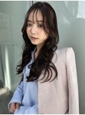 ロングレイヤー/顔まわりレイヤー/シースルーバング