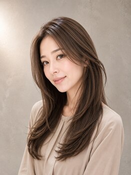 アローンズ(alones)の写真/【あなたに一番似合う顔周り、見つけます◎】小顔見えを叶える、顔周り似合わせカット。