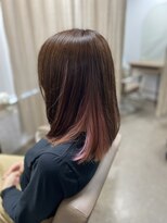 テーラヘアー 土浦店(TELA HAIR) 明るめピンクインナーカラー