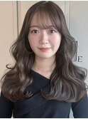 【MOE】韓国小顔カット×透明感カラー