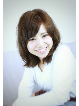 クラス リノ(CLASS lino) 切りっぱなしミディアムボブ♪