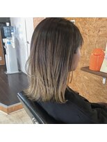 ハグ(Hug)&nbsp;【hug】《駒場聡》2018人気、切りっぱなし風、外ハネロブ☆