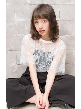 ラ フォルム(La forme) くせ毛風無造作ミディアムスタイル