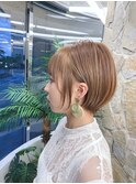イメチェンローライトフォギーベージュ小顔ワンサイドショート