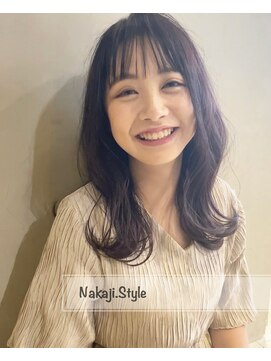 エミュー(emue) ふんわり立体感♪大人可愛い愛されひし形レイヤーミディアム中島