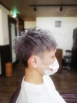 プラス(PLUS) シルバーカラー メンズカット