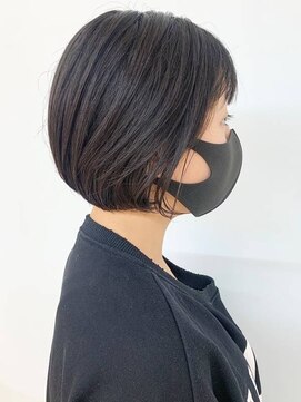 クオリス 上福岡店(QUALIS) ミニボブ/髪質改善/サイエンスアクア/美髪エステ/黒髪/20代30代