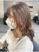インナーカラー☆ペールピンク