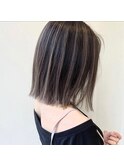 ハイライト×切りっぱなし×アディクシーカラー