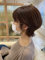 アドラーブル 長岡リップス旭岡店(adorable) 伸ばしかけ/ショートウルフ/フェザーショート/マロンベージュ