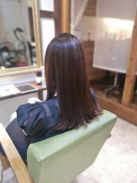 ネウィ 八王子(newi) 韓国上品ストレート大人可愛い20代30代40代小顔ミディアムロング