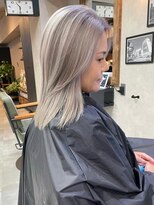 サニー 渋谷(SUNNY) バレイヤージュショコラアッシュハイライトグレージュカラー