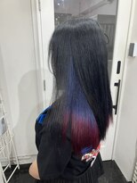 ゲーム 渋谷店(GAME)&nbsp;ブリーチダブルカラーインナーカラーグラデーションデザイン韓国