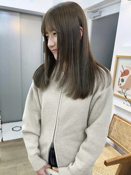 イコ 表参道原宿(ico) オリーブベージュ イルミナカラー LAケラチントリートメント