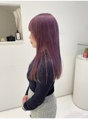 パープルピンク　ピンクベージュ　ペールカラー