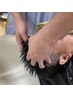 【頭皮がっつり揉みほぐします】カット＋抗酸化ヘッドスパ　75分　￥6,500