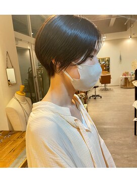 ヌニル(nunill) 大人ショートボブ丸みショートカット30代40代50代