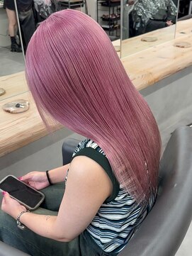 ベレーザ 渋谷(BELEZA) 9946秋色ピンクヘアーラベンダーパープル透明感カラー韓国ヘア