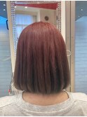 20代30代ダブルカラーブリーチ立体感グラデーション透明感