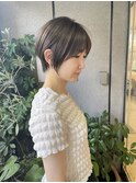 【ショート】暗髪透明感ショートボブ1