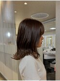 大人可愛い20代30代40代カラー/ミディアム/宮崎