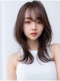 20代30代かわいい/顔周りレイヤー/髪質改善/髪質改善ストレート
