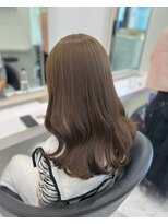 ベレーザシェルト(Beleza scelto)&nbsp;13897暗髪ダブルカラー＆ブリーチなしレイヤーオリーブカラー