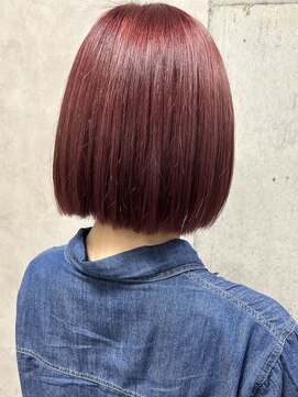 ルノン フィージュ(LUNON fieju) イメチェンヘアスタイルホワイトブロンド外ハネボブ美髪のススメ