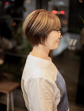 美容室 ウェル(Well) 大人ボブ/丸みショート/デザインカラー