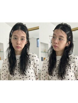 骨格や雰囲気に合わせ、顔周りに束感や動きをつけて雰囲気あるお洒落ヘアに！プチイメチェンにもおすすめ◎