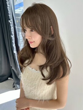 ユーフォリア 渋谷グランデ(Euphoria SHIBUYA GRANDE) 小顔美人レイヤーカット×ナチュラルグレージュ30代40代50代