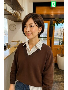 コポル(Copol) まわりと差がつく大人小顔ショート×ヘーゼルブラウン