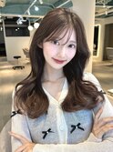 韓国レイヤーカット/フェミニン/小顔/顔まわり