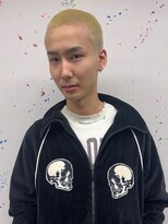 アンドピース and peace 金髪坊主