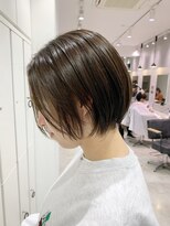 ソルバイシーループユナイテッド(soru by C-LOOP UNITED)&nbsp;大人美人丸みショートボブ白髪ぼかしハイライト川崎20代30代40代