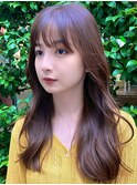 大人可愛い/レイヤーカット/透明感まろやかブラウン