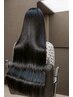 【艶髪】髪質改善縮毛矯正+似合わせカット+トリートメント¥25000
