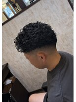 ラグジュアリーバーバーカミング 入間店(Luxury BARBER Kaming)&nbsp;極道パーマ