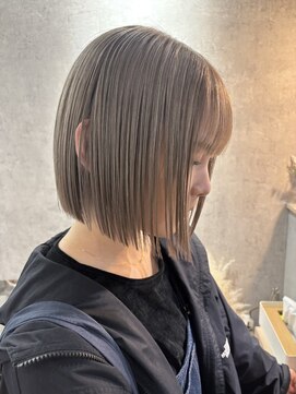 ボンドバイテトテ 三宮元町(BONDbytetote) 【BOND平山】ボブストレート/ナチュラルショート/ミルクブラウン