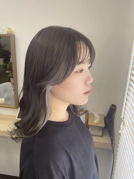 ミレー(miree)の写真/インナーカラーやハイライト、白髪ぼかしも。最旬のデザインカラーで、あなただけの特別な髪色と艶髪へ♪