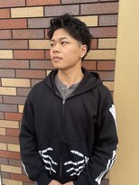 グラット(grAt)&nbsp;【森】小倉メンズ短髪ピンパーマ