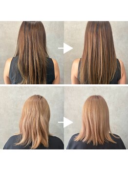 ベルヘアーイロハ(Belle hair iroha)の写真/【髪質改善☆人気上昇】通いやすい価格設定で髪質改善メニューも選べる♪2回目以降も同じクーポンが使える