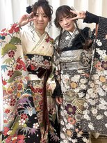 ヘアセットアップス(UP's) 祝☆二十歳の集い♪♪ 【振袖着付け+ヘアセット】 電話予約のみ