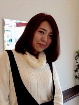 美容室 ル クラージュ ワンレンロブスタイル