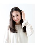 女子力高めのナチュラルストレート
