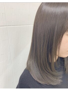 バリー(VALLEY) 【VALLEY hair care&spa】大人可愛いプラチナベージュ